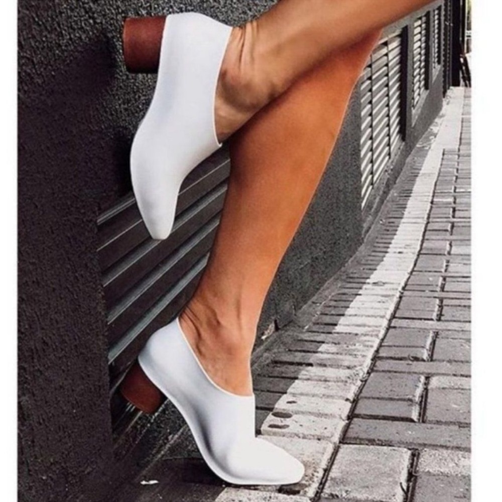 Melissa Mid All Plastic Heel White